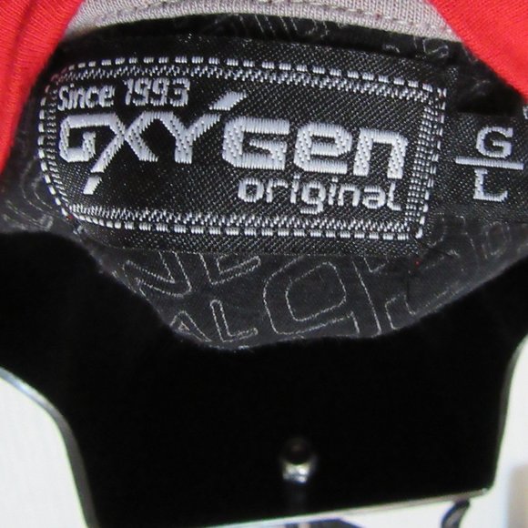 Mens Red /Black Oxygen Tshirt Size Large - Picture 4 of 5
